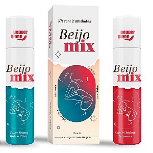 Gloss Beijo Mix com 2 unidades 7g cada